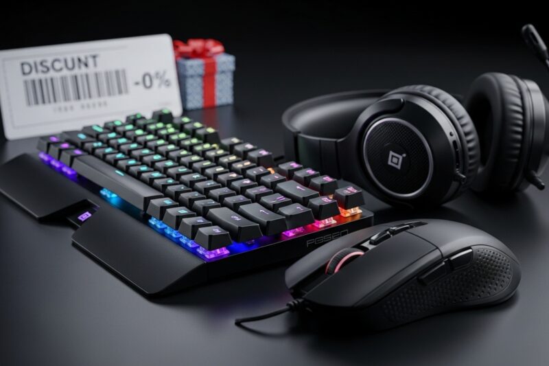 Kody na akcesoria gamingowe – zestawy i sprzęt ze zniżką