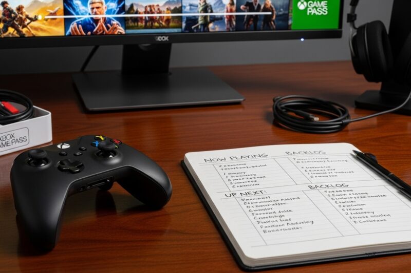 Xbox Game Pass: jak układać „kolejkę” gier, by nie przepalać czasu