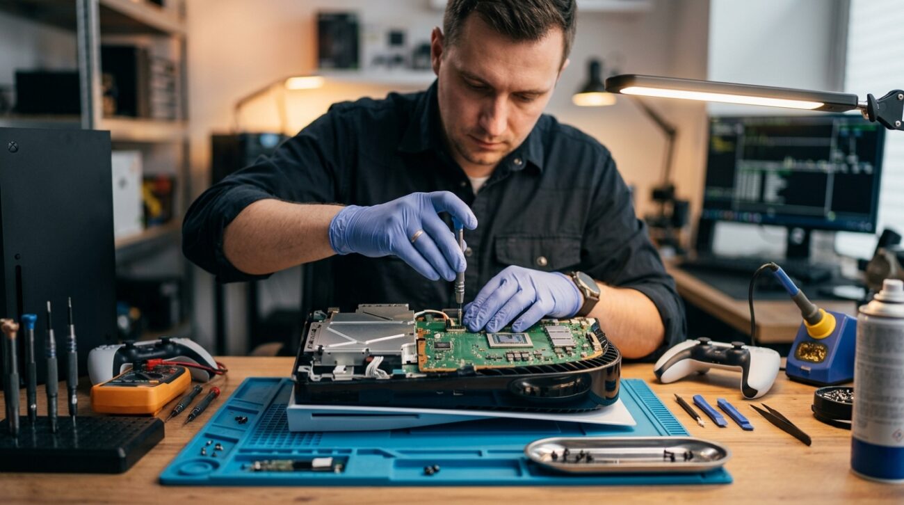 Ranking serwisów konsol Łódź 2026 - gdzie naprawić PlayStation, Xbox i Nintendo?