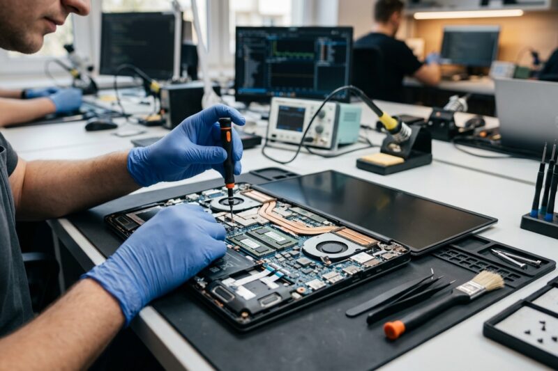 Ranking serwisów laptopów Olsztyn 2026 - Gdzie najlepiej naprawić sprzęt?