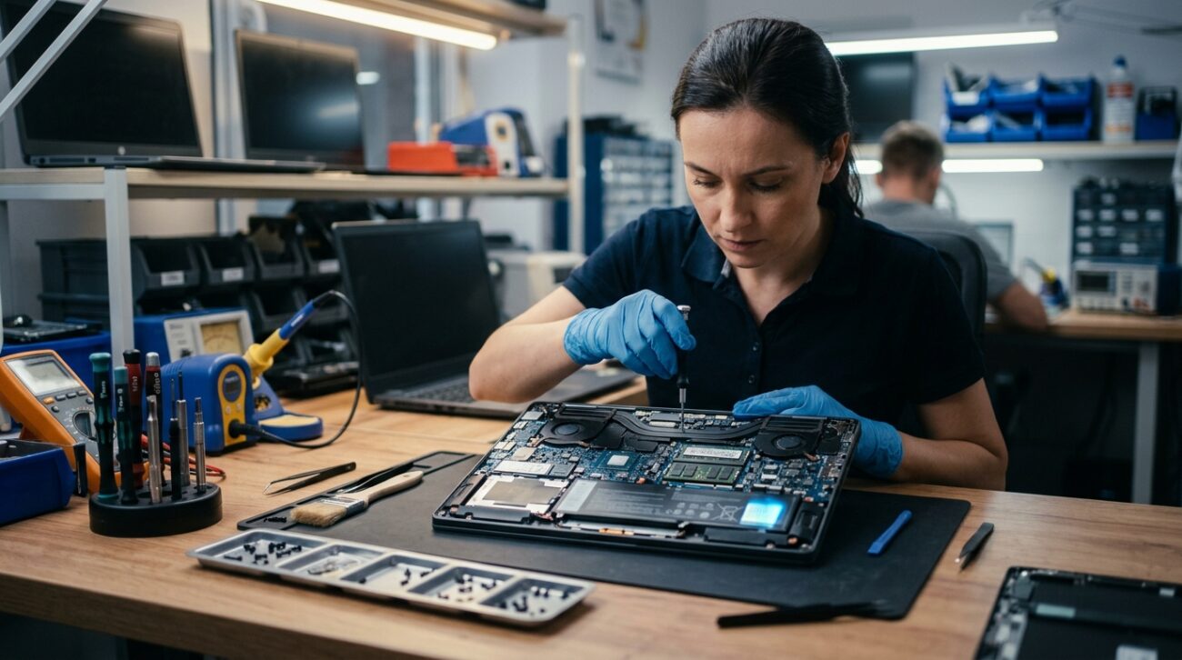 Ranking serwisów laptopów Toruń 2026 - Najlepsze punkty naprawy komputerów